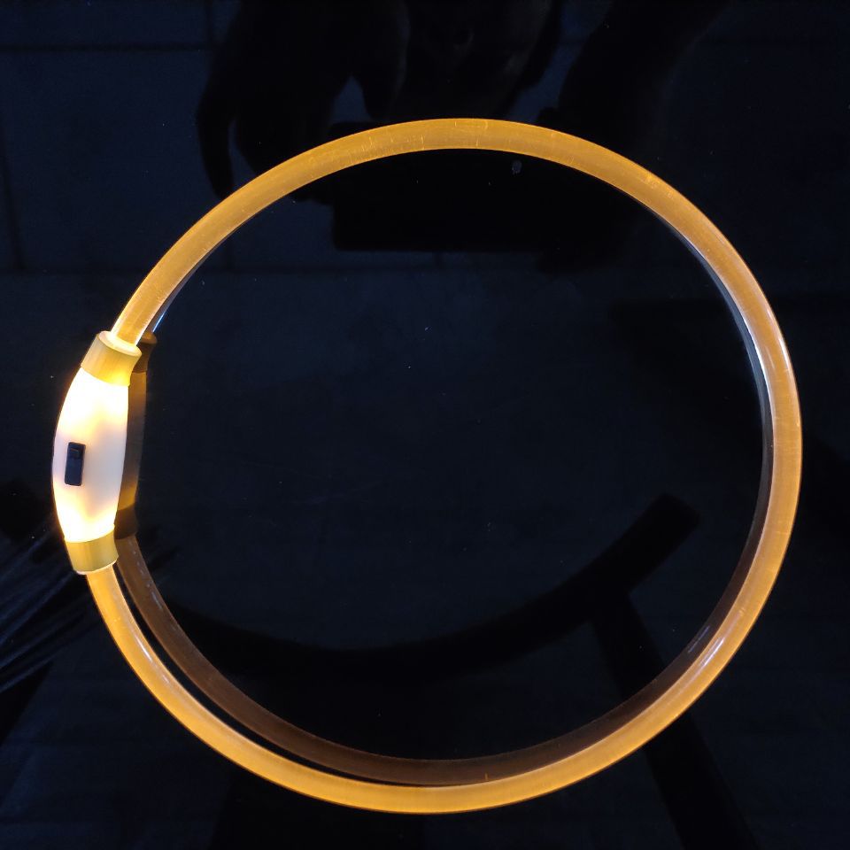 Shiny Dog Collar Dog In-ground Fence Receiver Collar Free Cutting Dog Collar Anti-lost USB Charging