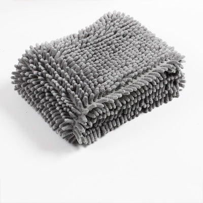 Household Simple Chenille Pet Absorbent Towel