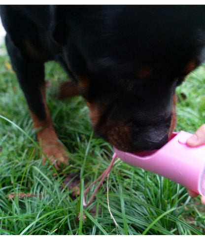 Dog Water Bottle Portable Pet Water Bottle Leak Proof Dog Water Dispenser And Food, Lightweight Dog Travel Water Bottle Bowl For Walking And Travel