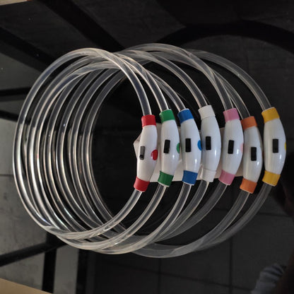 Shiny Dog Collar Dog In-ground Fence Receiver Collar Free Cutting Dog Collar Anti-lost USB Charging