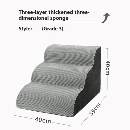 Household Small Dog Stairs Wave Pet Stairs