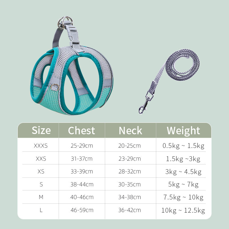 Cat Traction Rope To Prevent Break Free Chest Harness