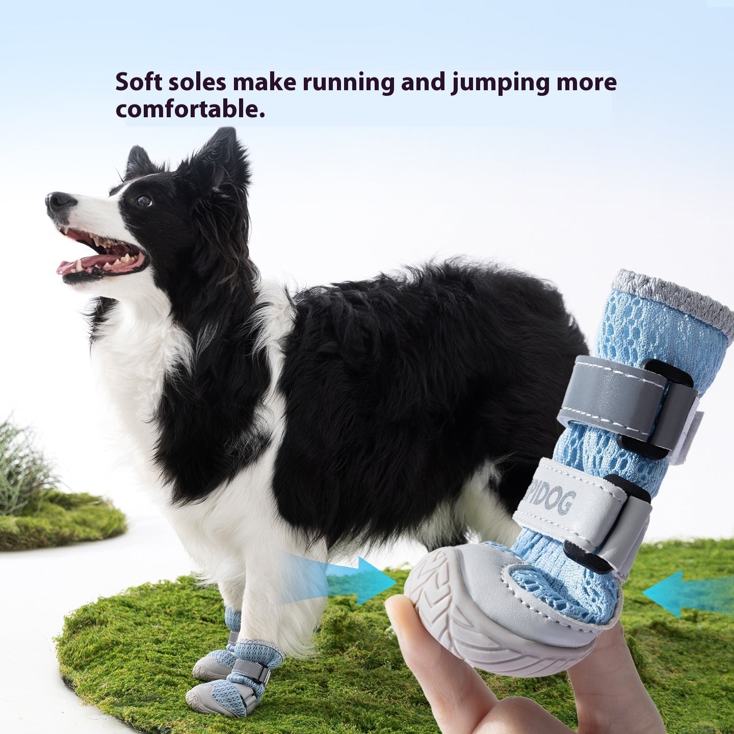 Dog Shoes Summer Breathable Anti-scald Feet