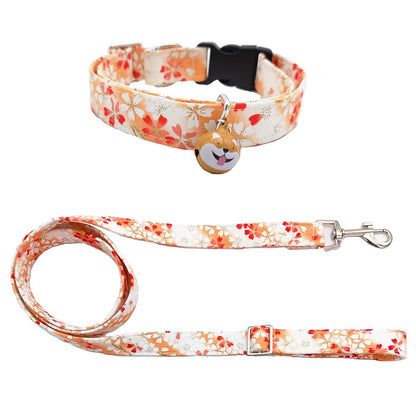 Japanese Style Dog Collar Shiba Inu Corgi Pet Small Dog Collar