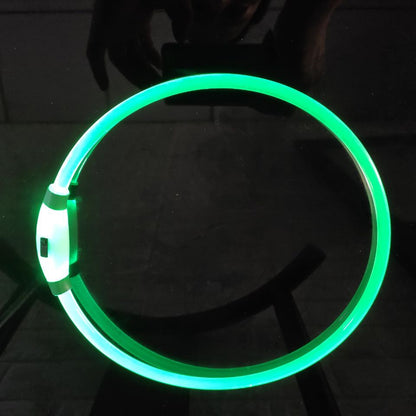 Shiny Dog Collar Dog In-ground Fence Receiver Collar Free Cutting Dog Collar Anti-lost USB Charging