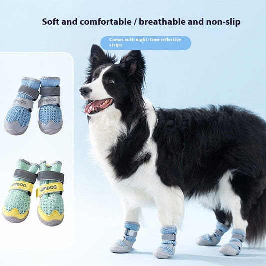 Dog Shoes Summer Breathable Anti-scald Feet