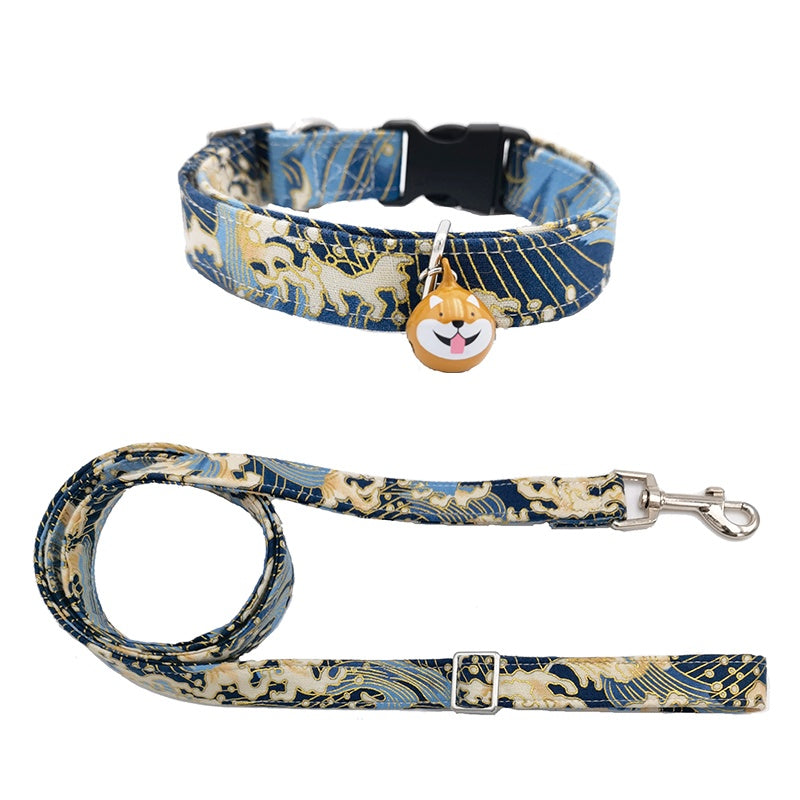 Japanese Style Dog Collar Shiba Inu Corgi Pet Small Dog Collar
