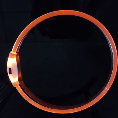 Shiny Dog Collar Dog In-ground Fence Receiver Collar Free Cutting Dog Collar Anti-lost USB Charging