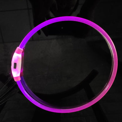 Shiny Dog Collar Dog In-ground Fence Receiver Collar Free Cutting Dog Collar Anti-lost USB Charging