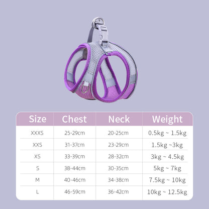 Cat Traction Rope To Prevent Break Free Chest Harness