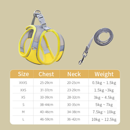 Cat Traction Rope To Prevent Break Free Chest Harness