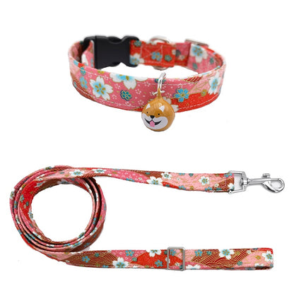 Japanese Style Dog Collar Shiba Inu Corgi Pet Small Dog Collar