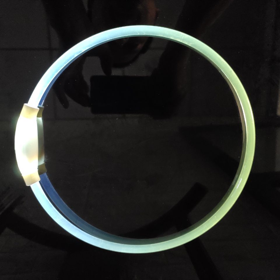 Shiny Dog Collar Dog In-ground Fence Receiver Collar Free Cutting Dog Collar Anti-lost USB Charging